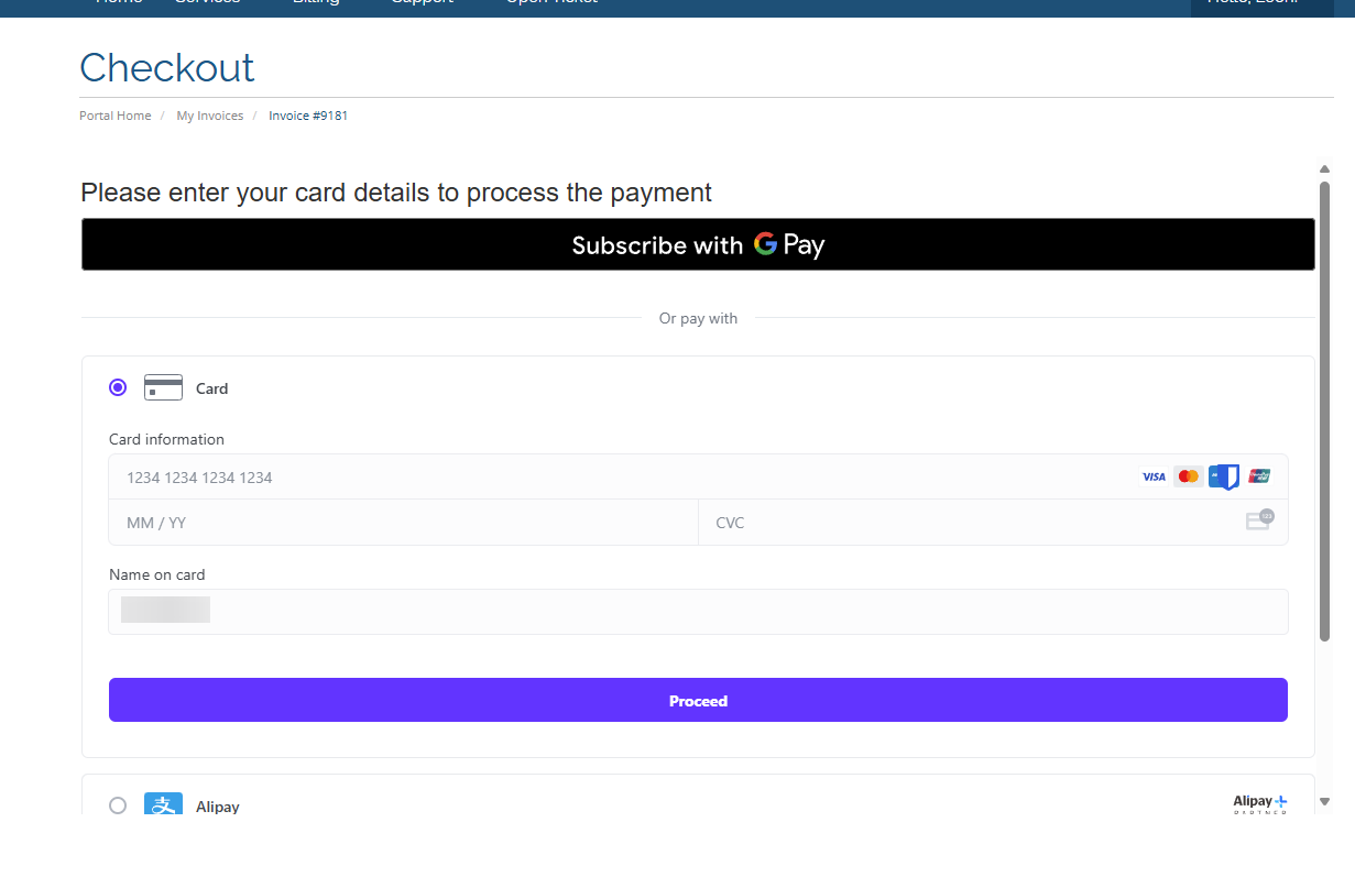 Invoice Payment Flow